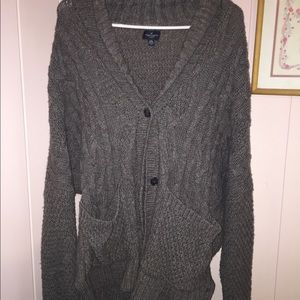 American Eagle oversized cardigan sweater